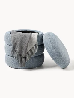 Puf con espacio de almacenamiento Alto