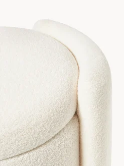 Puf de borreguillo con espacio de almacenaje Benji