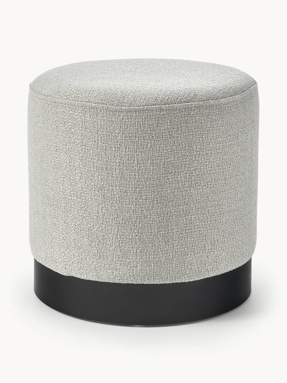 Puf de tejido bouclé Orchid