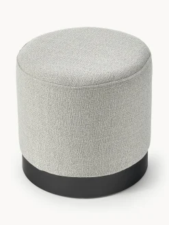 Puf de tejido bouclé Orchid