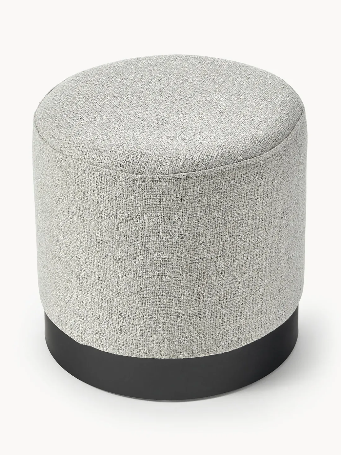 Puf de tejido bouclé Orchid