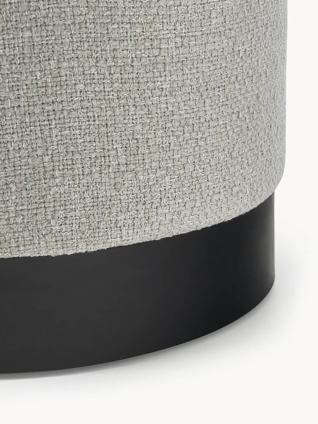 Puf de tejido bouclé Orchid