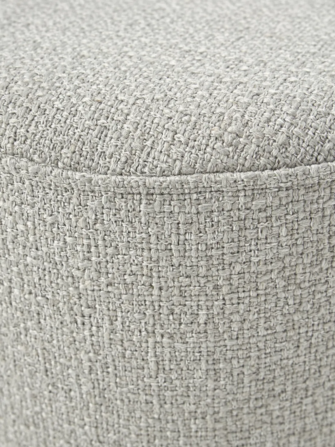 Puf de tejido bouclé Orchid