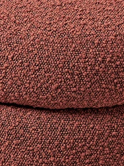 Puf en tejido bouclé con espacio de almacenamiento Alto