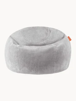 Puf infantil artesanal de pana Flora