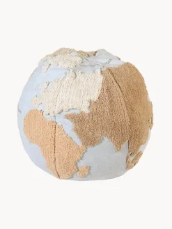 Puf infantil artesanal World Map