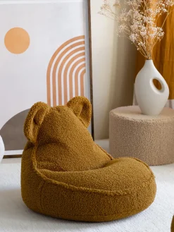 Puf infantil de borreguillo Bear