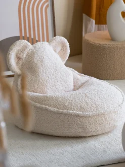 Puf infantil de borreguillo Bear