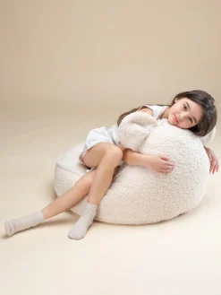 Puf infantil de borreguillo Bear