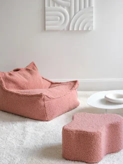 Puf infantil de borreguillo Sugar