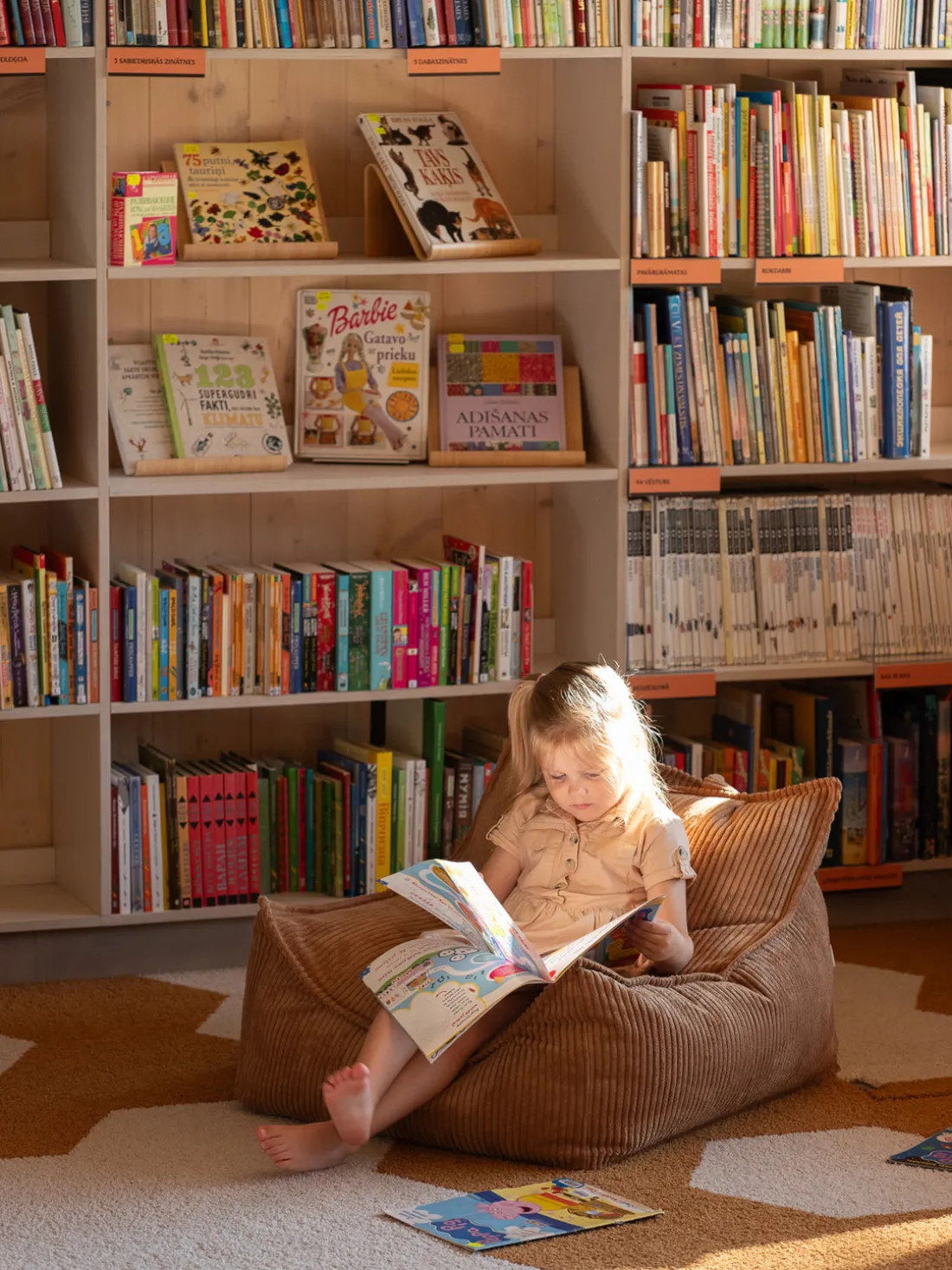 Puf infantil de pana Sugar