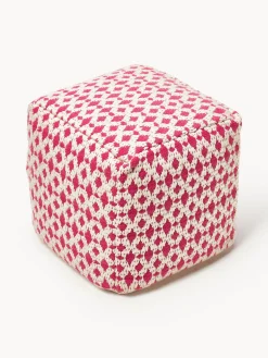 Puf para exterior estampado Yamir