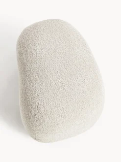 Puf reposapiés de borreguillo bouclé Alba