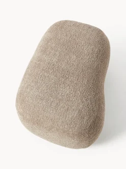 Puf reposapiés de borreguillo bouclé Alba