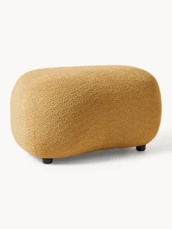 Puf reposapiés de borreguillo bouclé Alba