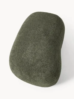 Puf reposapiés de borreguillo bouclé Alba