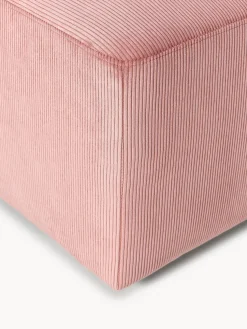 Puf reposapiés de pana grande Melva, An 116 x F 72 cm