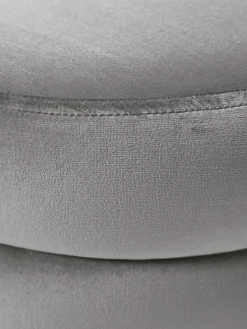 Puf reposapiés de terciopelo Alto