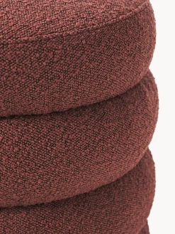 Puf reposapiés en tejido bouclé Alto