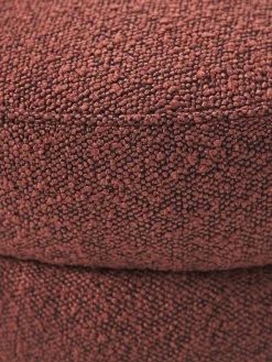 Puf reposapiés en tejido bouclé Alto