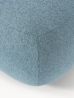 Puf reposapiés en tejido bouclé Sofia