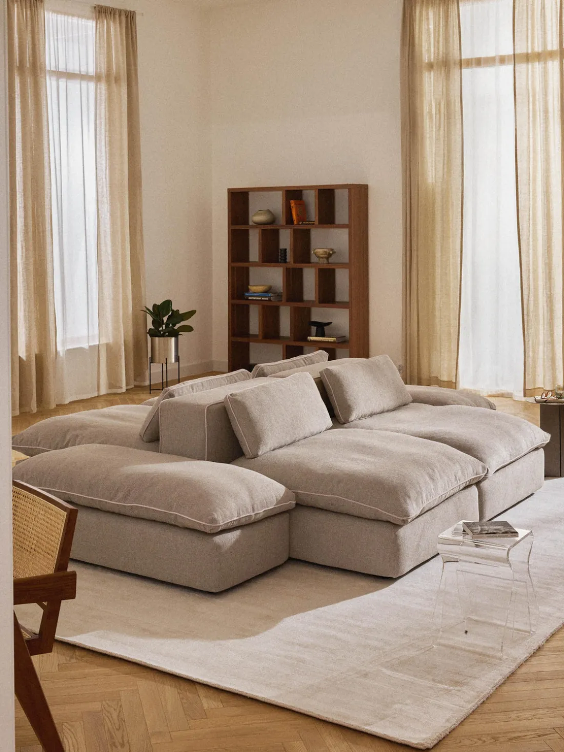 Puf reposapiés grande Felix