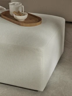 Puf reposapiés Melva, 99 x 72 cm