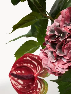 Ramo de flores artificiales Velvet Rouge