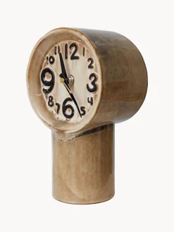 Reloj de mesa de cerámica pintado a mano Retro