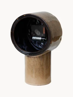 Reloj de mesa de cerámica pintado a mano Retro