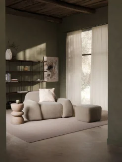 Reposapiés puf artesanal Wolke