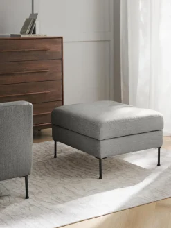 Reposapiés puf con espacio de almacenamiento Cucita