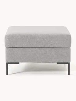 Reposapiés puf con espacio de almacenamiento Luna