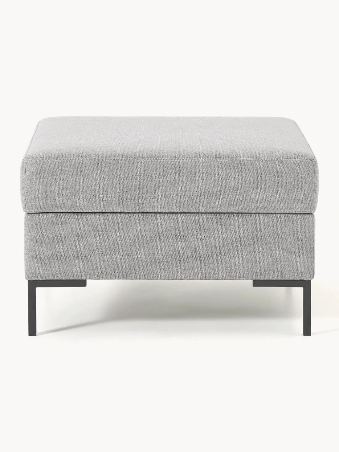 Reposapiés puf con espacio de almacenamiento Luna