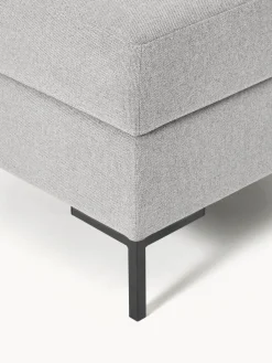 Reposapiés puf con espacio de almacenamiento Luna