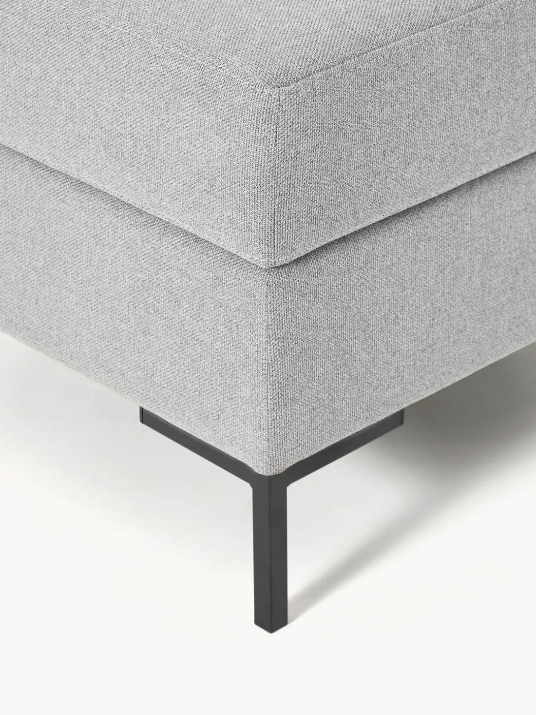 Reposapiés puf con espacio de almacenamiento Luna