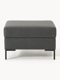 Reposapiés puf con espacio de almacenamiento Luna