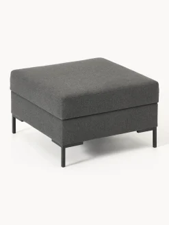 Reposapiés puf con espacio de almacenamiento Luna