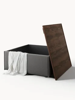 Reposapiés puf con espacio de almacenamiento Lennon