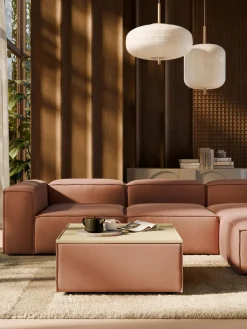 Reposapiés puf con espacio de almacenamiento Lennon