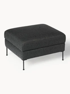 Reposapiés puf Cucita, con espacio de almacenamiento