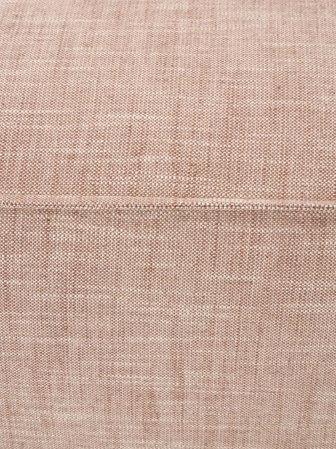 Reposapiés puf de mezcla de lino Lennon