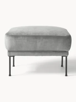 Reposapiés puf de terciopelo Fluente