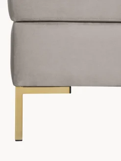 Reposapiés puf de terciopelo con espacio de almacenamiento Luna