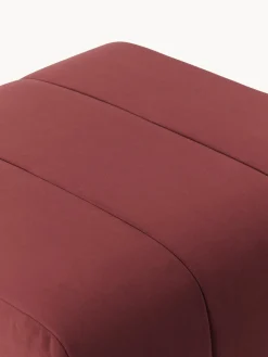 Reposapiés puf de terciopelo Lena