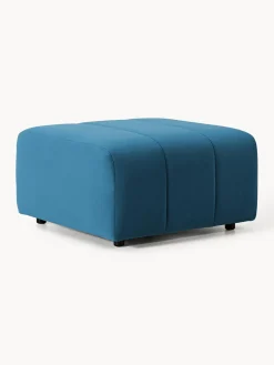 Reposapiés puf de terciopelo Lena