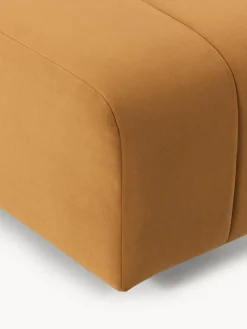 Reposapiés puf de terciopelo Lena