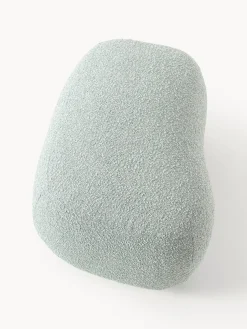 Reposapiés puf en tejido bouclé Alba