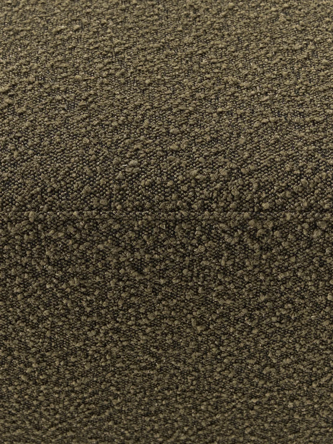 Reposapiés puf en tejido bouclé Anton