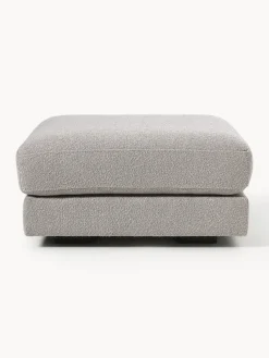 Reposapiés puf en tejido bouclé Tribeca